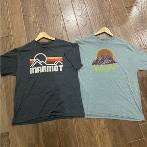 Lot of 2 Marmot Mens XL tshirt